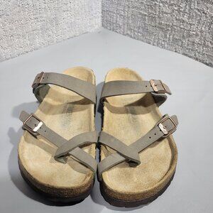 Birkenstock Mayari Women’s Size EU 37 US 6 Brown Birko-Flor Sandals